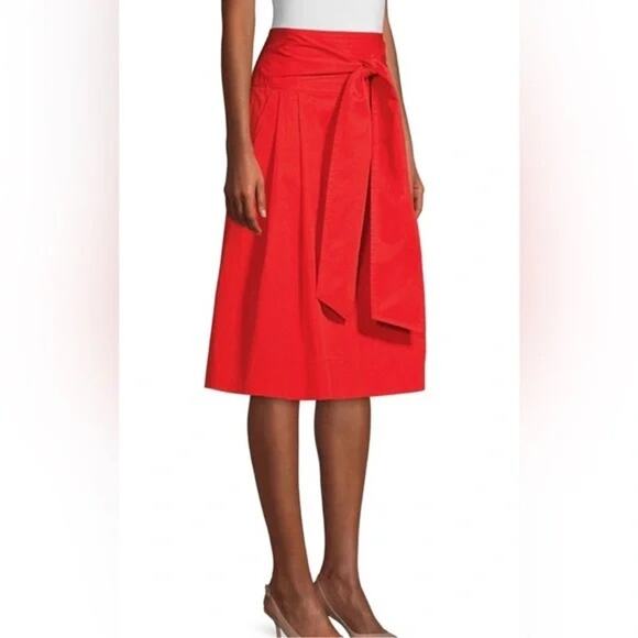Tory Burch Dresses & Skirts - Tory Burch Holiday Red Wrap Skirt Plus Size 1X NWT